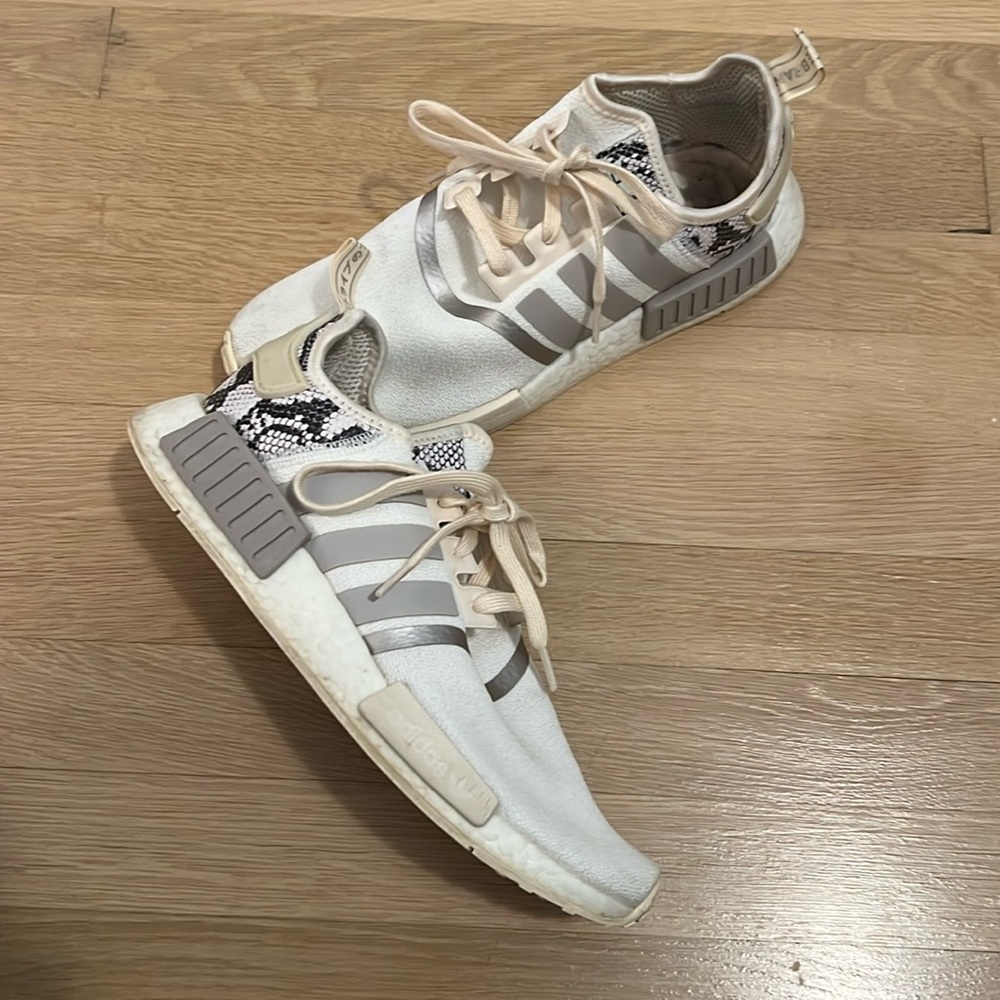 Adidas snakeskin trim sneakers
